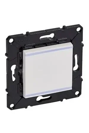 Commande 1-2 Fonctions pour éclairage ou volet roulant blanche Myhome Bus sans plaque Espace Evolution ARNOULD 64160 Must-Have