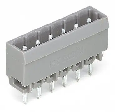 Connecteur mâle fermé 1x1 vert. 5 mm Prix Réduit