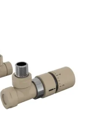 Acheter Direct Robinetterie thermostatisable équerre 1/2‘‘, tête manuelle - kit b couleur